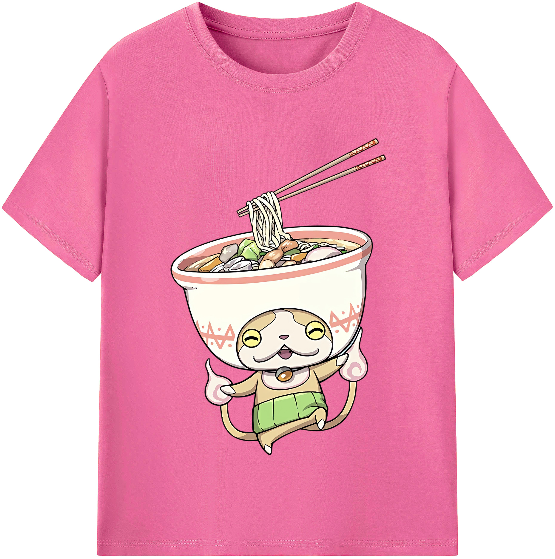（画像用） 妖怪ウォッチ Yo-kai Watch レディースカジュアルプリントTシャツ（綿100％）
